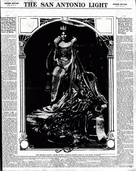 Her Gracious Majesty, Mayme, of the House of Story, Queen of the Court of Spring