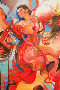 "Dancer in Red" by Marcus A. Cerda