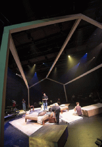 "God of Carnage," set design by Jeremiah Teutsch