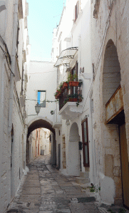 ostuni streetscape