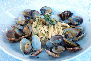 l'ostrica ubriaca linguini with clams
