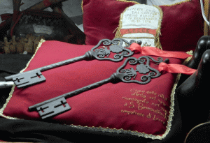 keys to the city in chiesa del gesu lecce