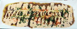 pita merida eggplant carpaccio