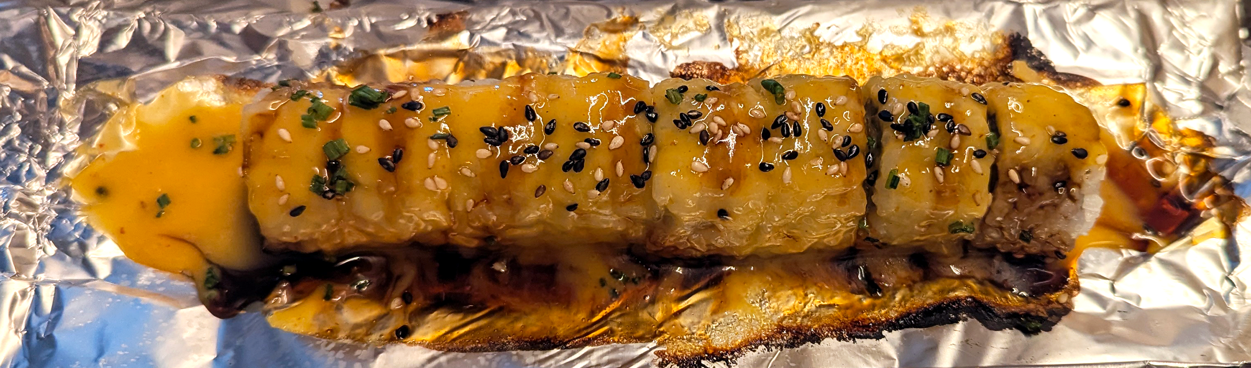 softshell crab roll at sibuya urban sushi bar