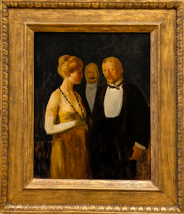 the intellectuals painting by guy pene du bois